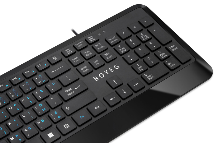Partial Boyeg Keyboard layout